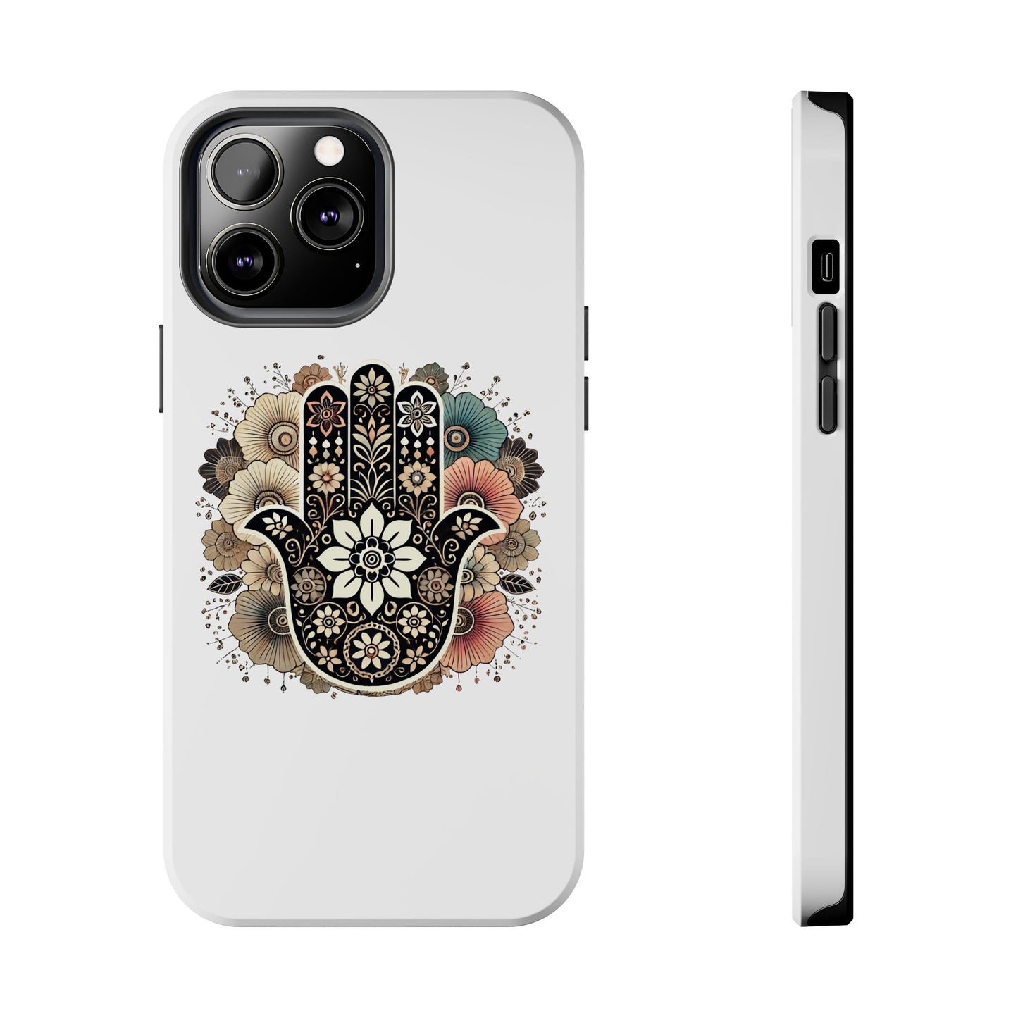 "Boho Blossom Hamsa Phone Case"