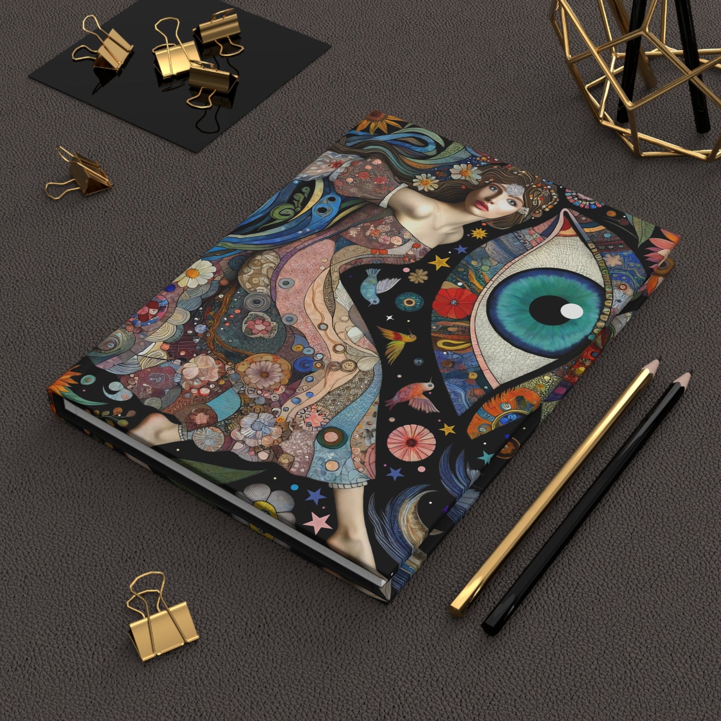 "Write Under the Stars" Creativity Hardcover Journal