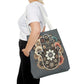 "Boho Blossom Hamsa Tote"