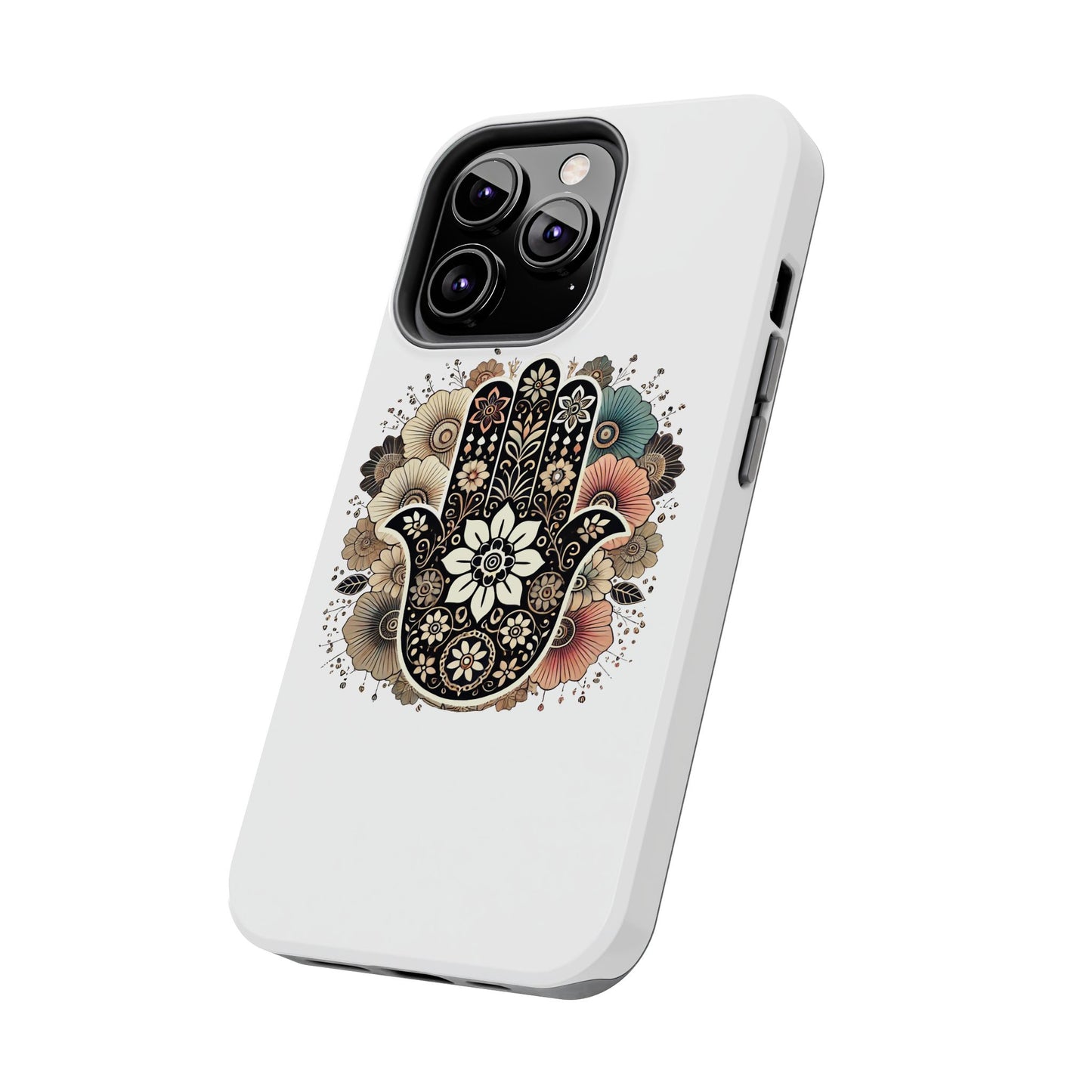 "Boho Blossom Hamsa Phone Case"