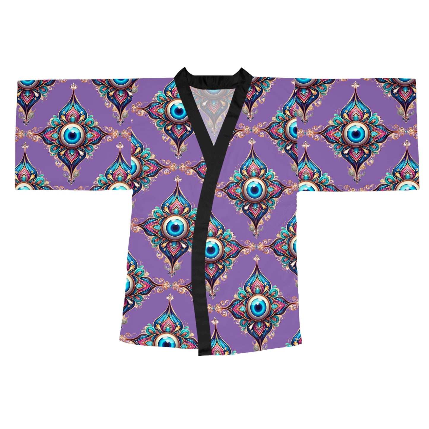 "No Hex, Just Flex!"-Kimono Robe