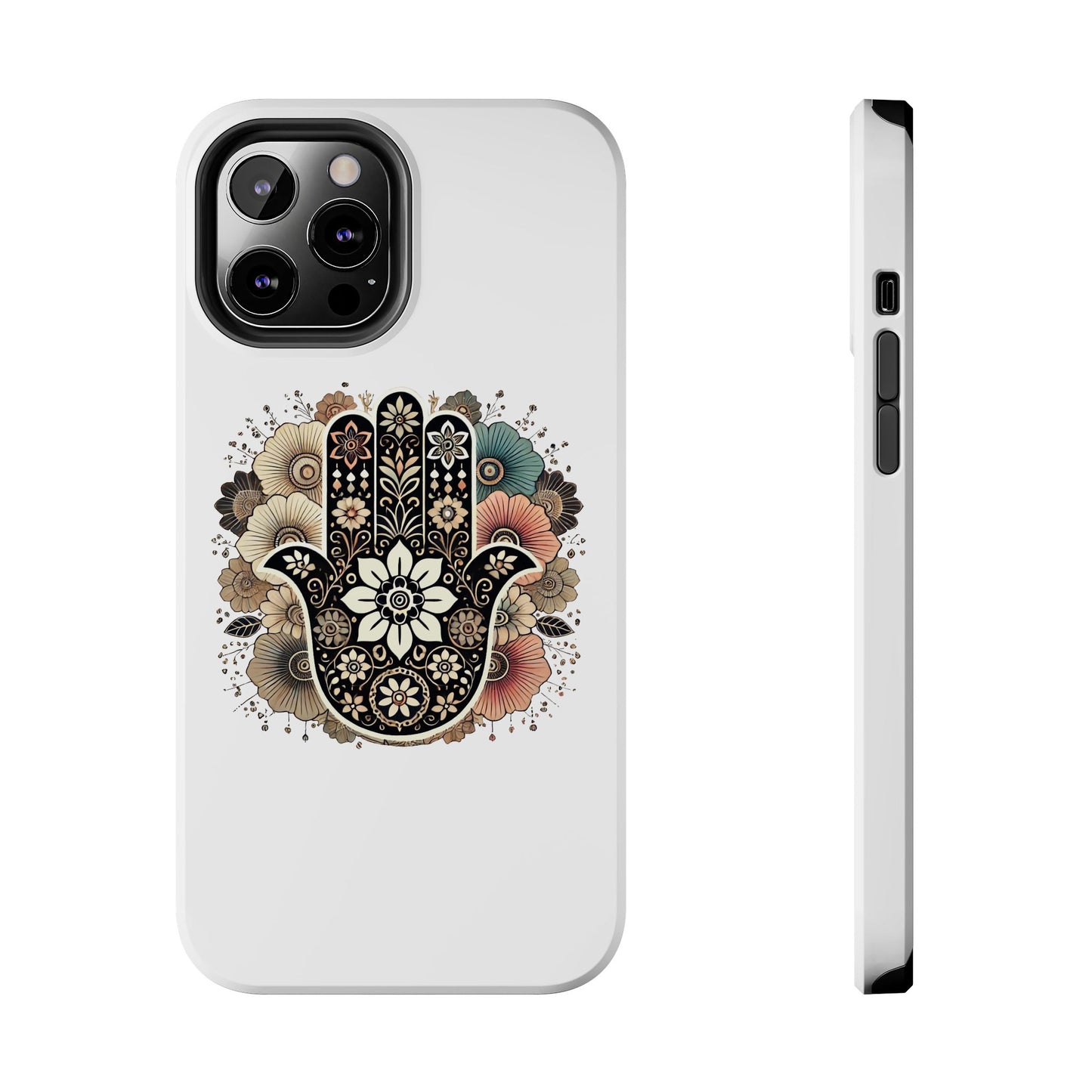 "Boho Blossom Hamsa Phone Case"