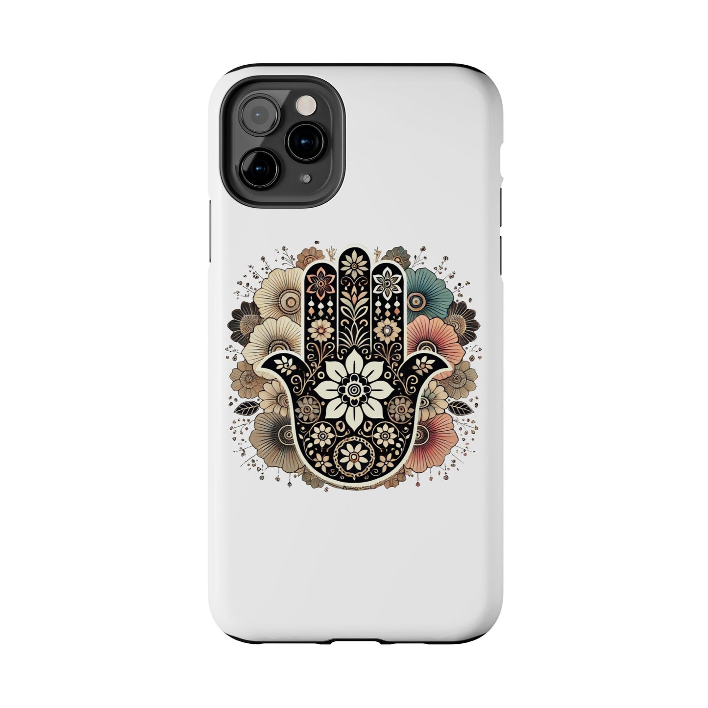 "Boho Blossom Hamsa Phone Case"