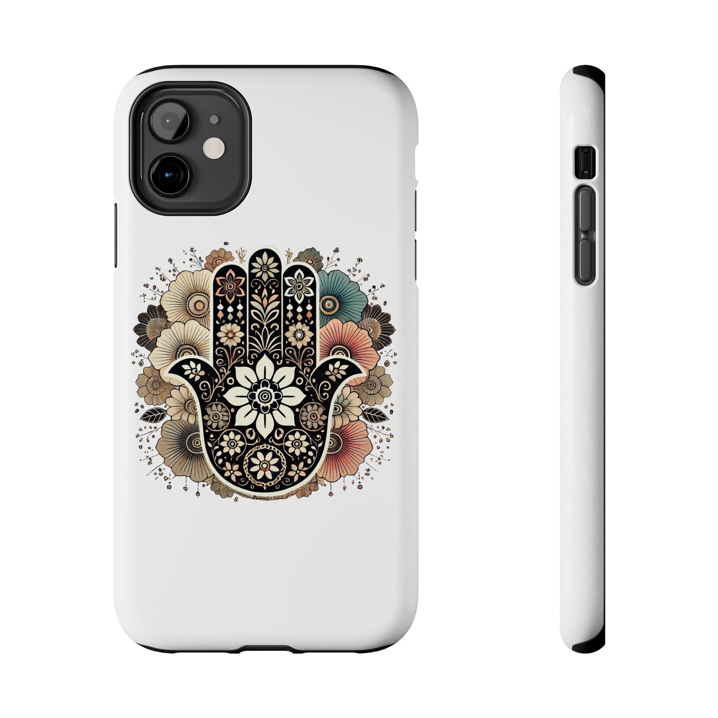 "Boho Blossom Hamsa Phone Case"