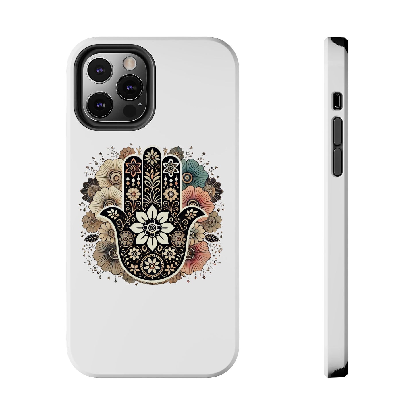 "Boho Blossom Hamsa Phone Case"