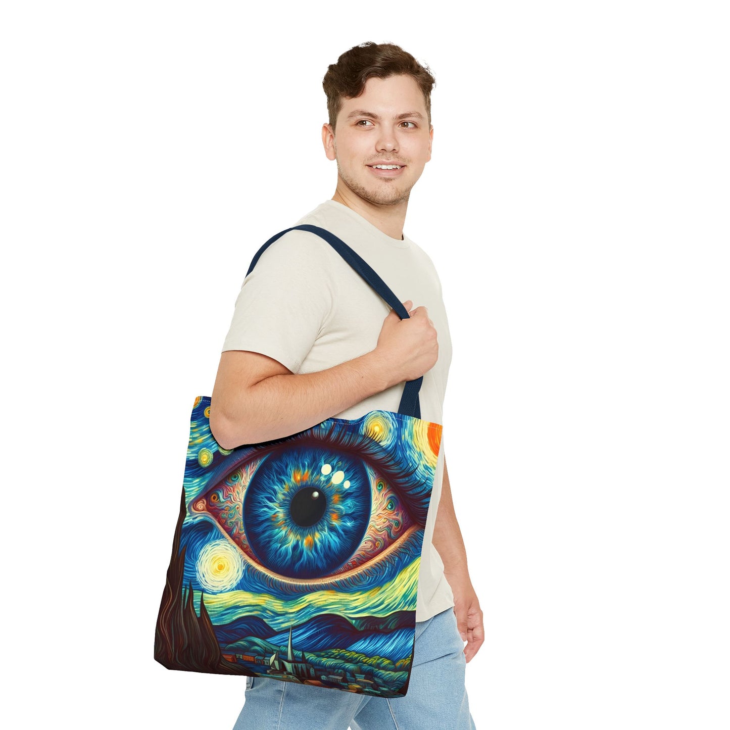 "Because Van Gogh Didn’t Have Enough Eyeballs in His Work" -Canvas Tote