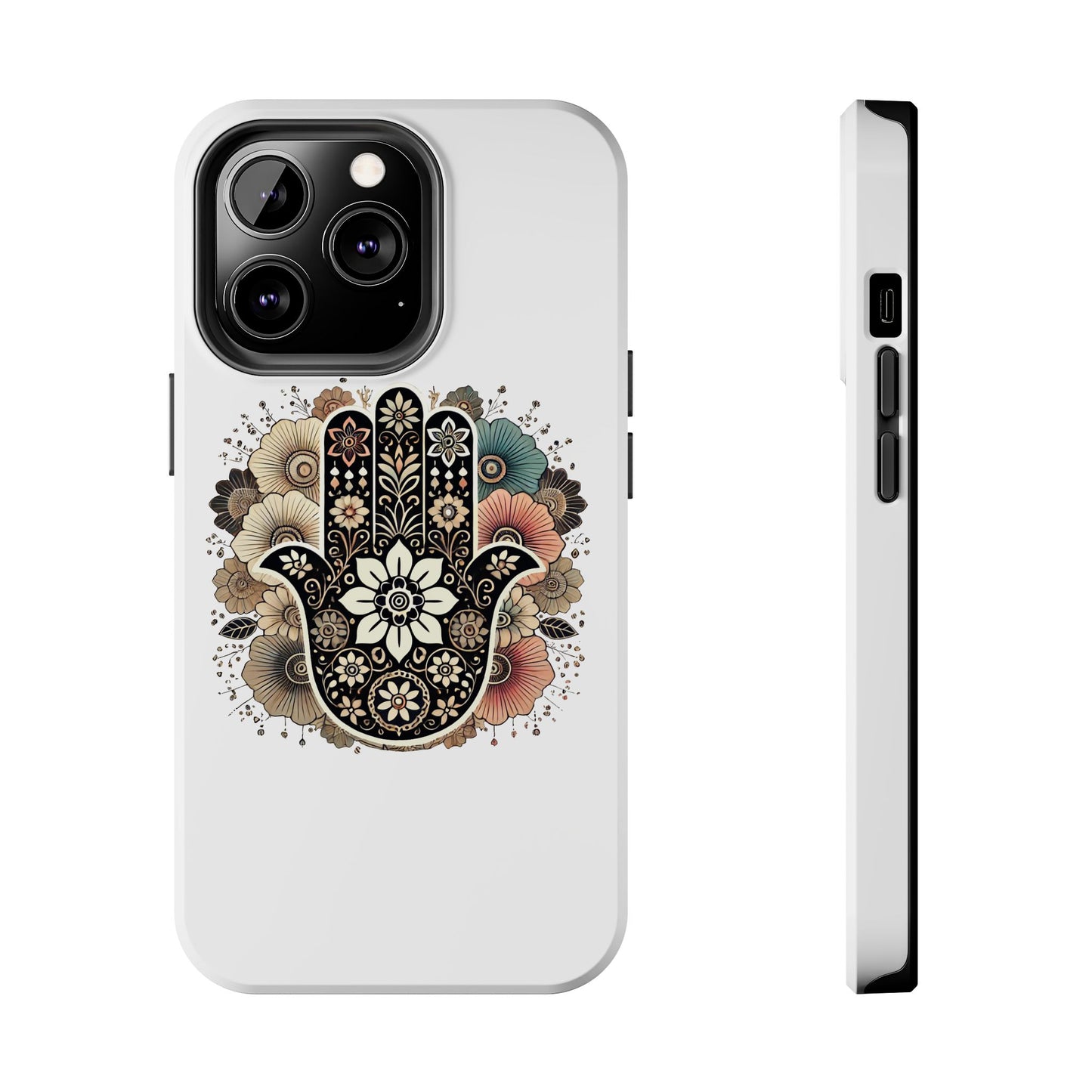 "Boho Blossom Hamsa Phone Case"