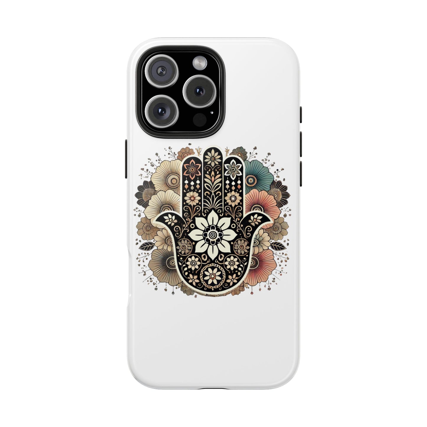 "Boho Blossom Hamsa Phone Case"