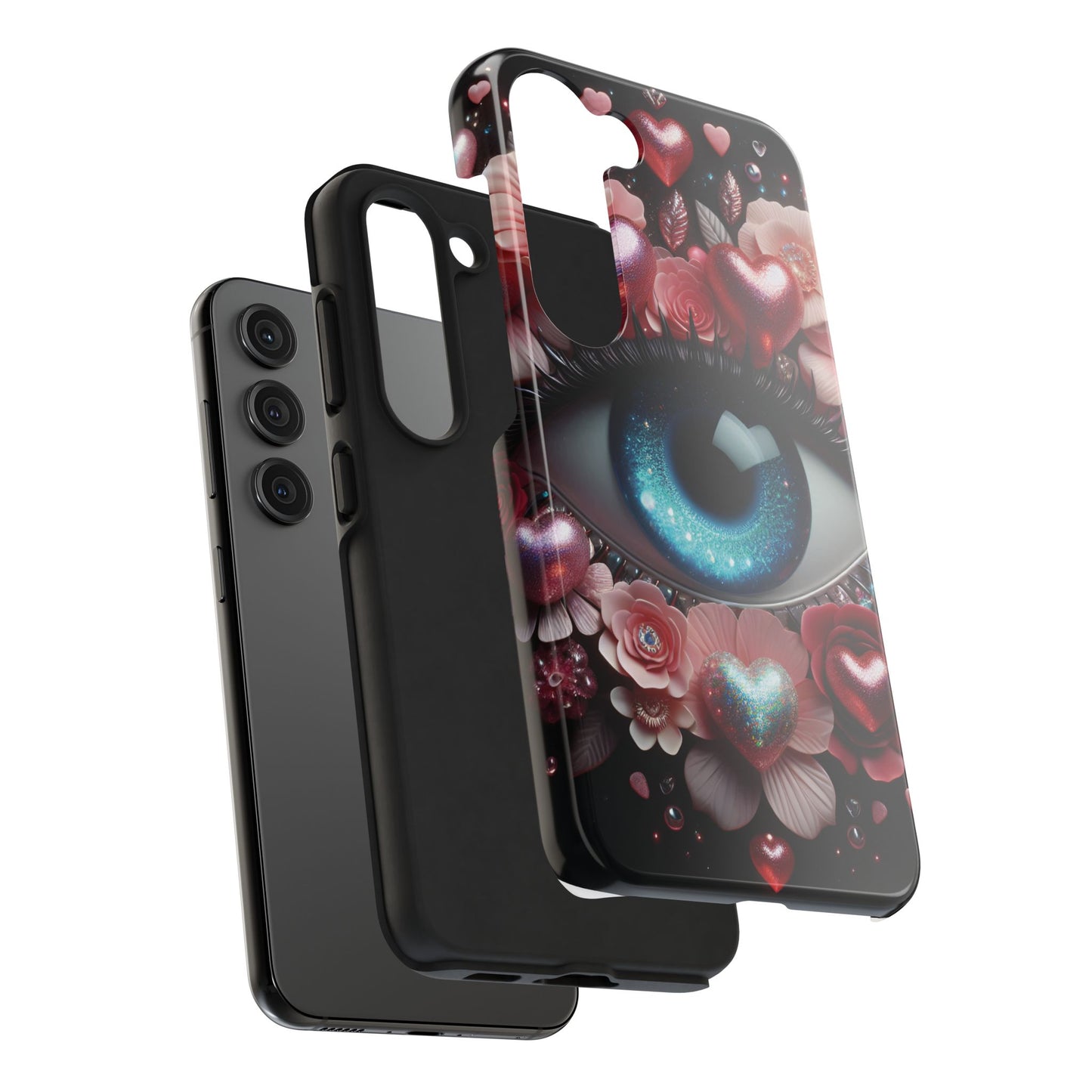 "Celestial Heart Guardian Phone Case"