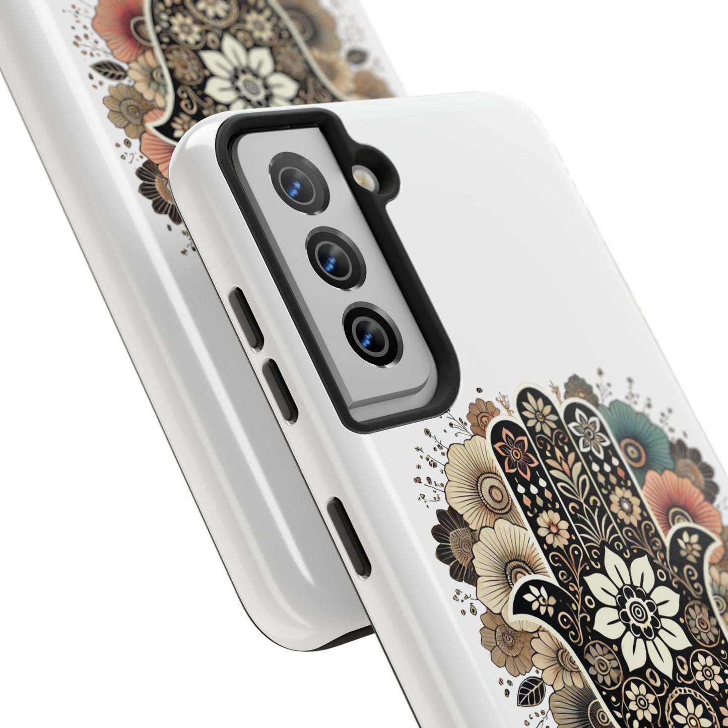 "Boho Blossom Hamsa Phone Case"