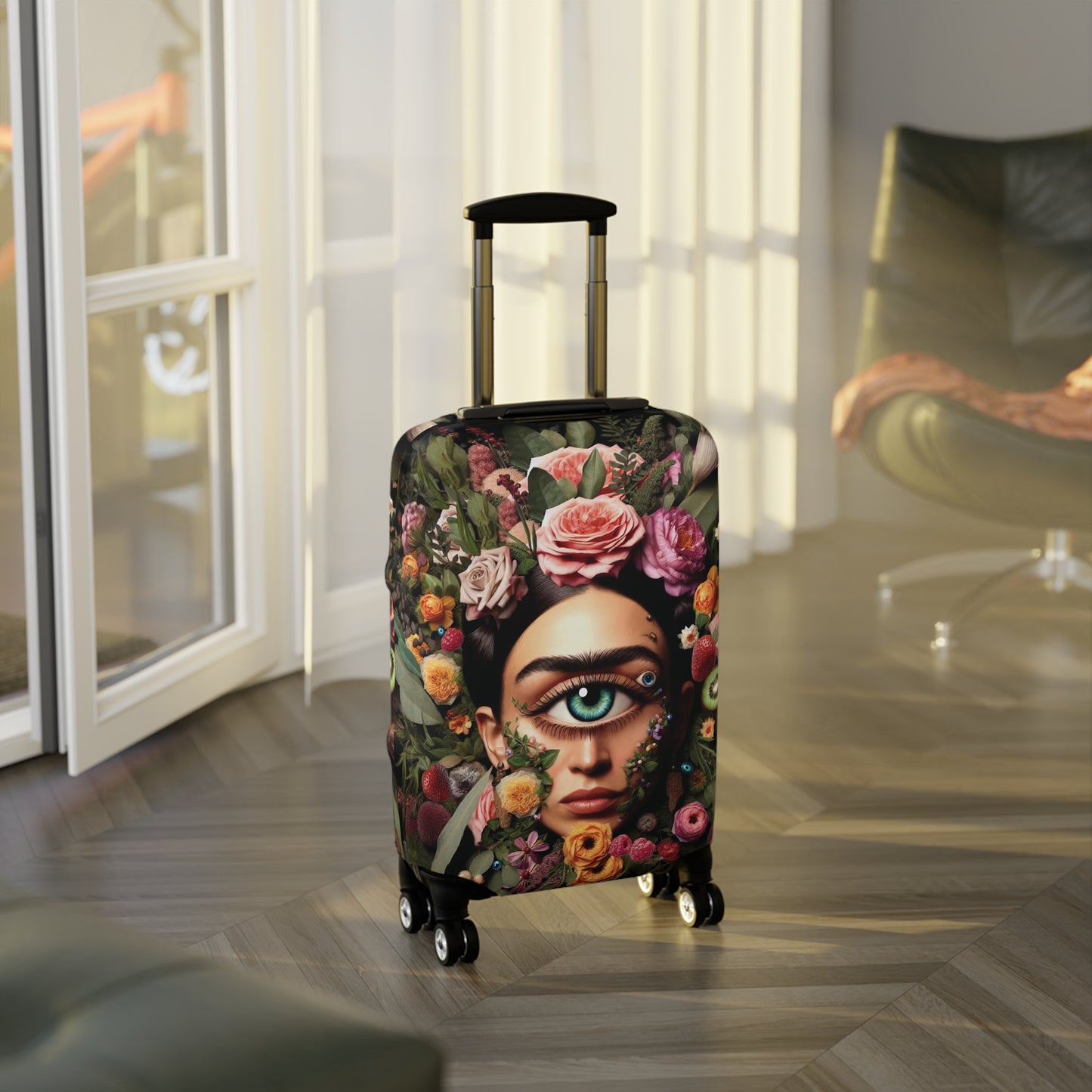 "Fridella's Sees Everything—Try Me." Luggage 21x14