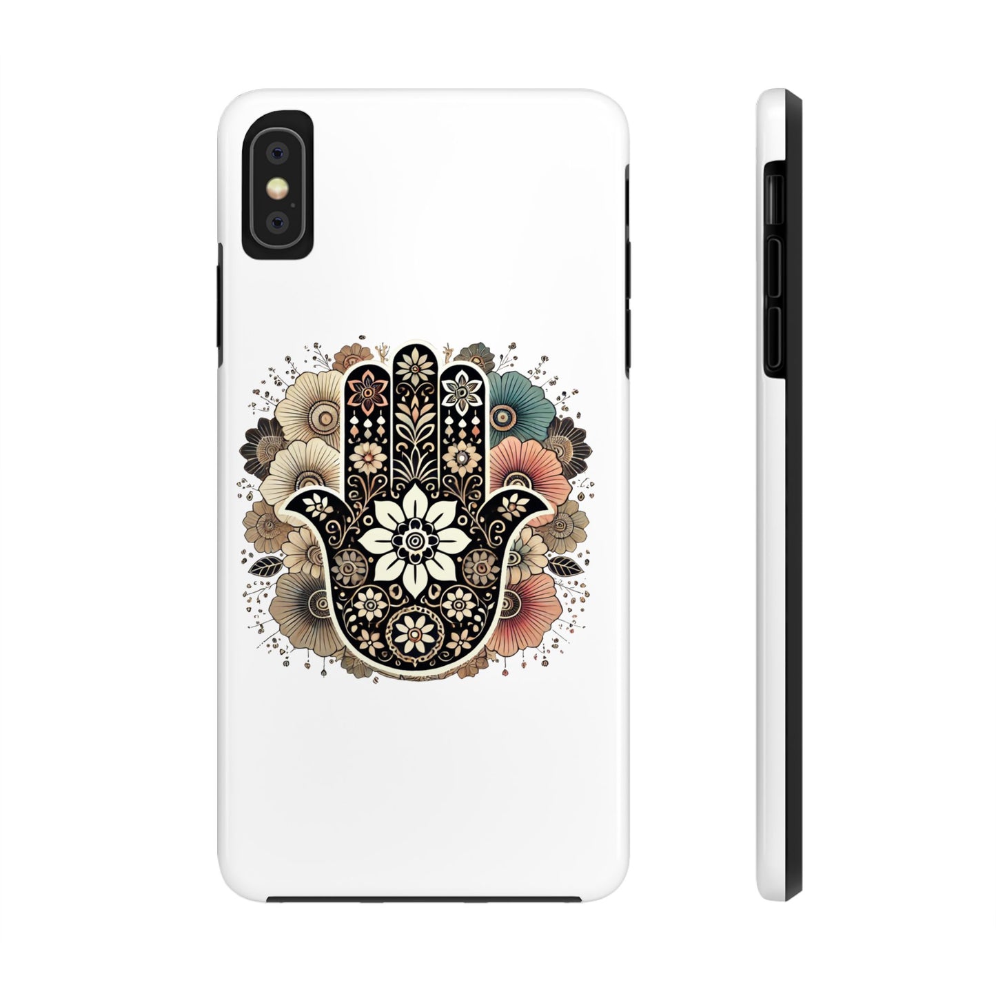 "Boho Blossom Hamsa Phone Case"