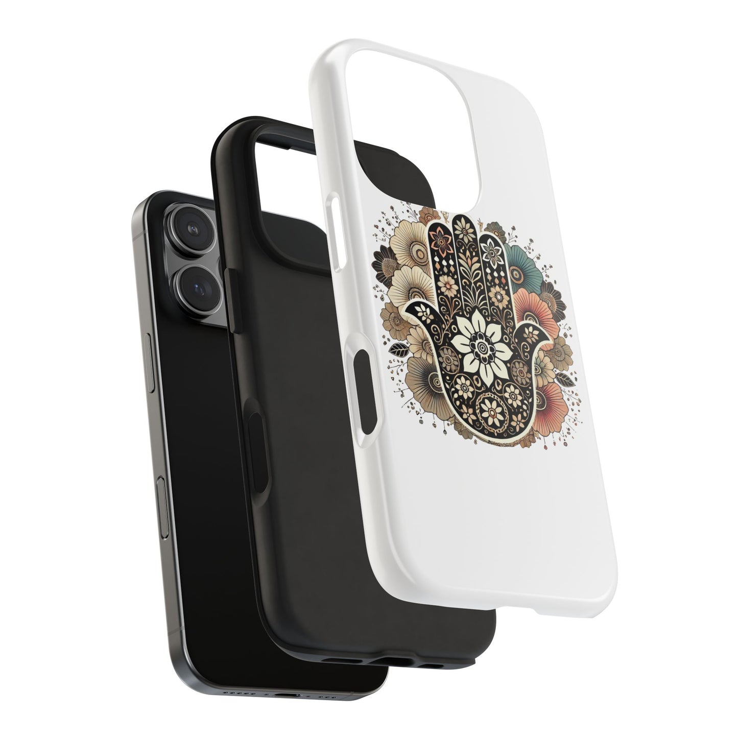 "Boho Blossom Hamsa Phone Case"