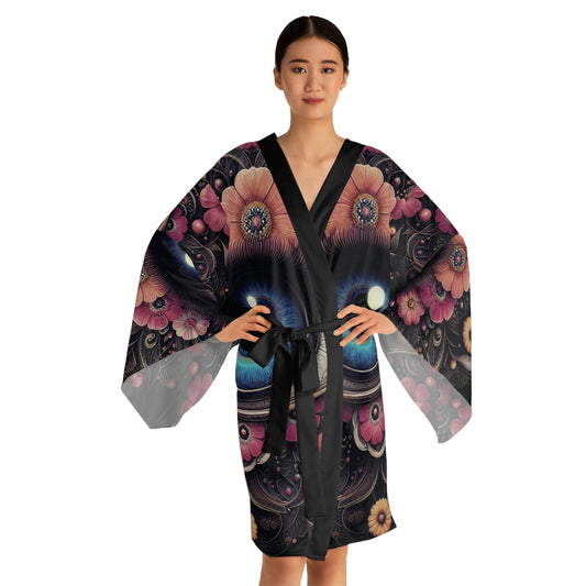 "The No-Negativity Wrap" – Cozy up, bad vibes out!-Kimono Robe