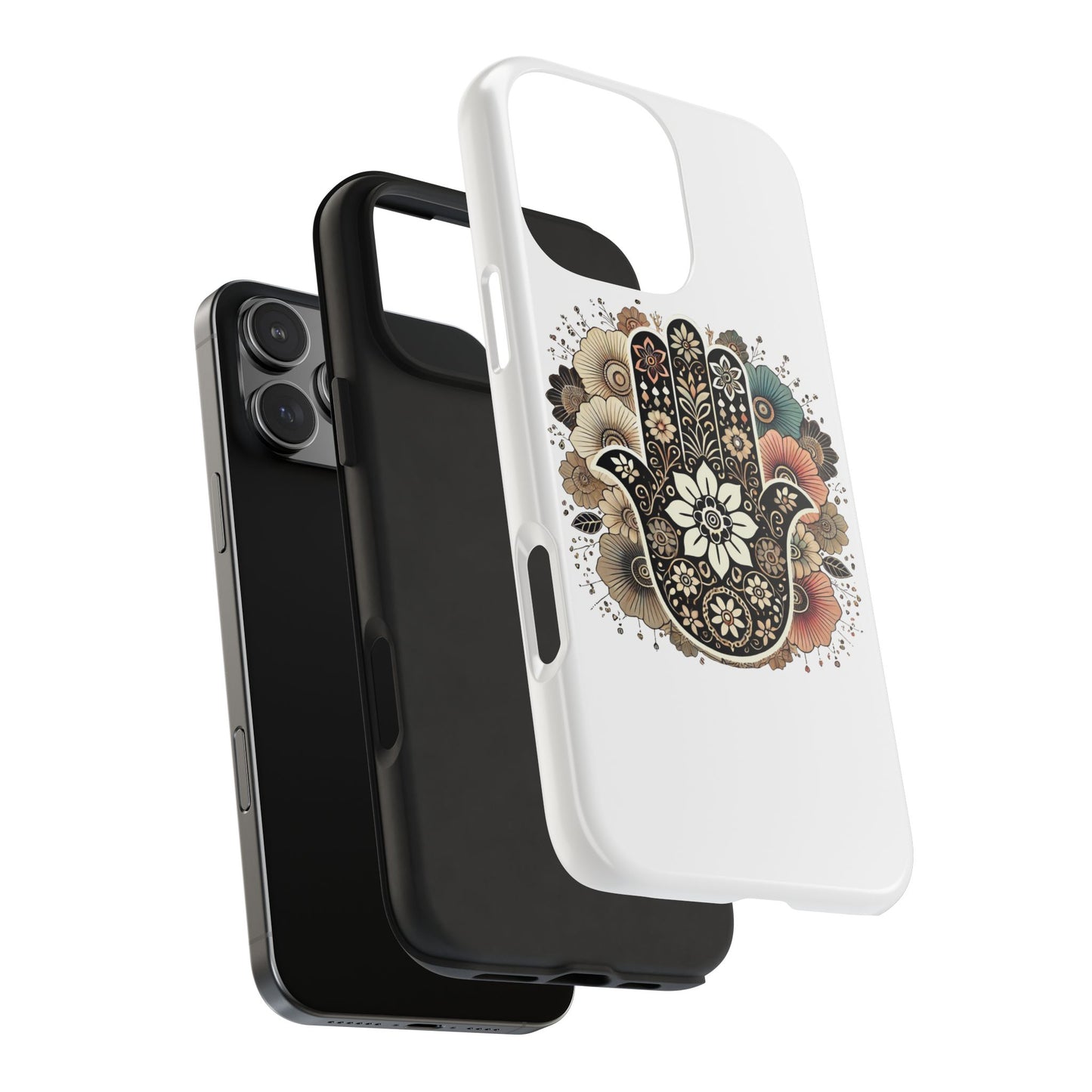 "Boho Blossom Hamsa Phone Case"