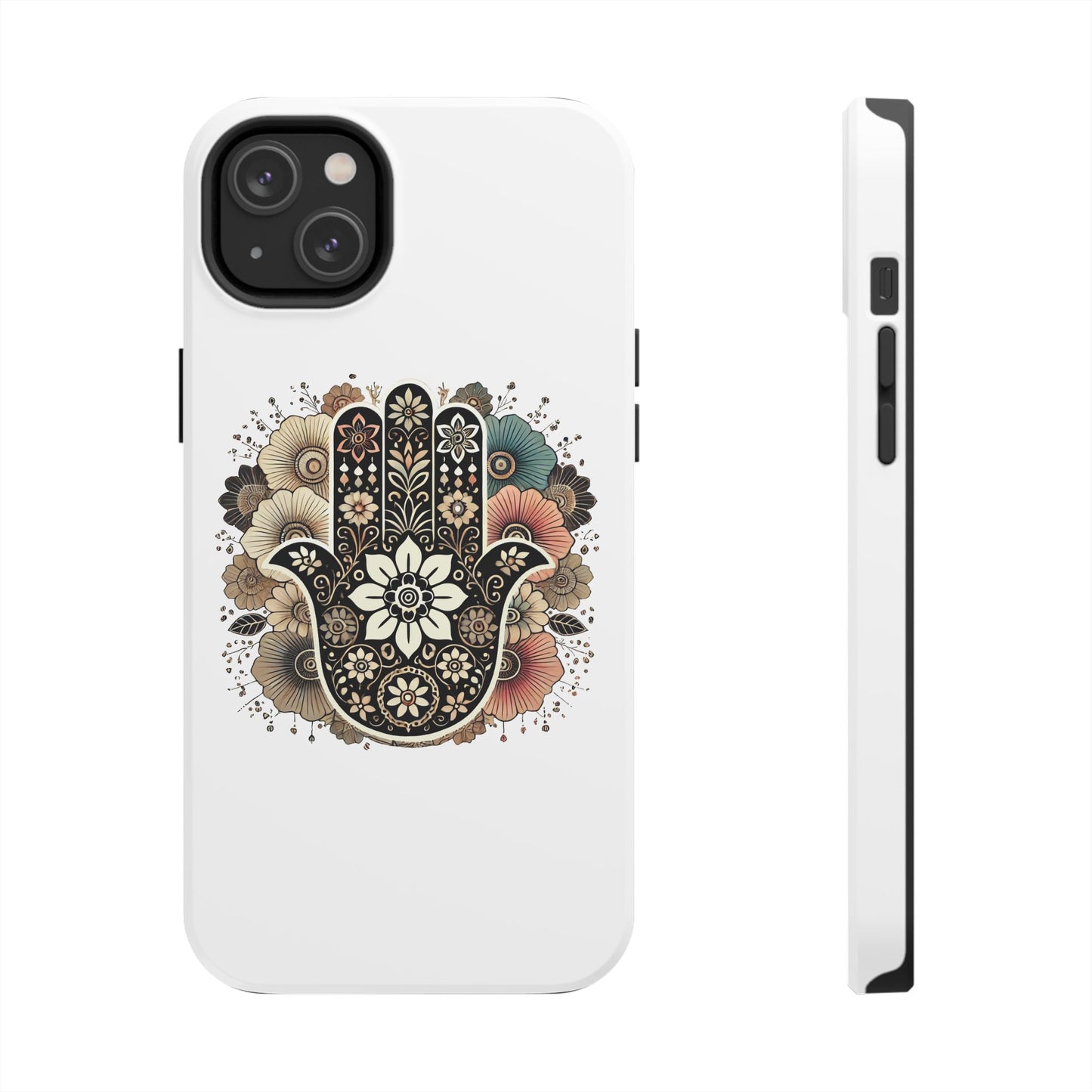 "Boho Blossom Hamsa Phone Case"