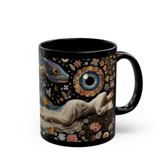 Portal of Dreams Black Ceramic Coffee Mug 11oz / 15oz