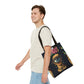 Edgy and Iconic – Surreal Portrait Canvas Tote