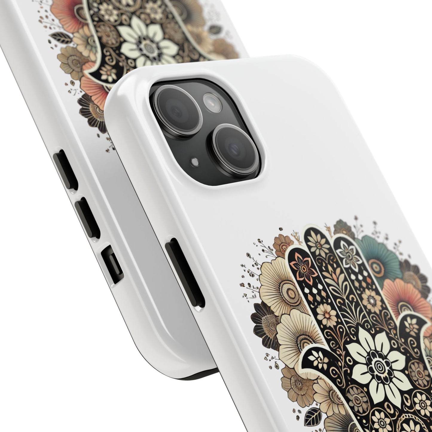 "Boho Blossom Hamsa Phone Case"