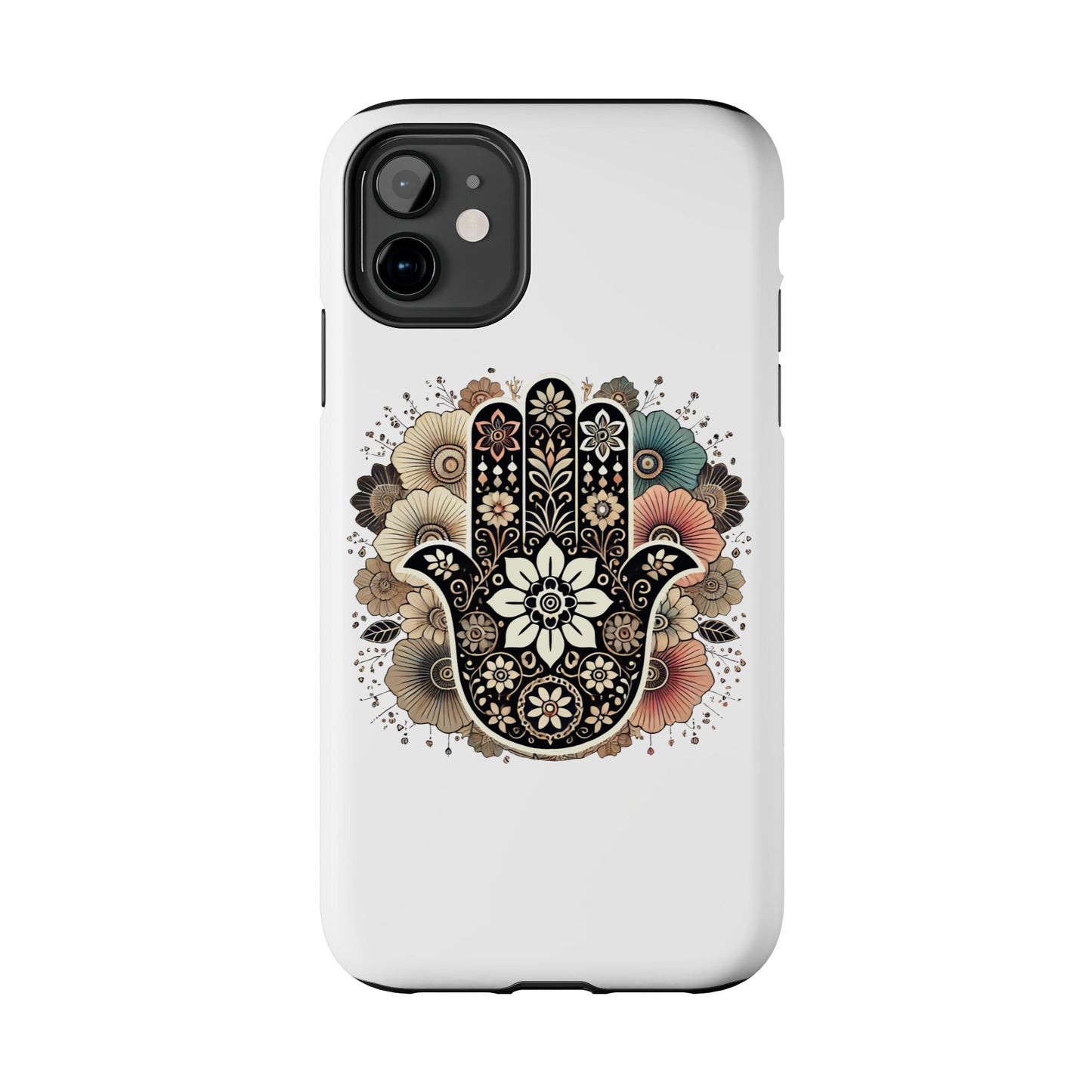 "Boho Blossom Hamsa Phone Case"