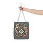 "Boho Blossom Hamsa Tote"