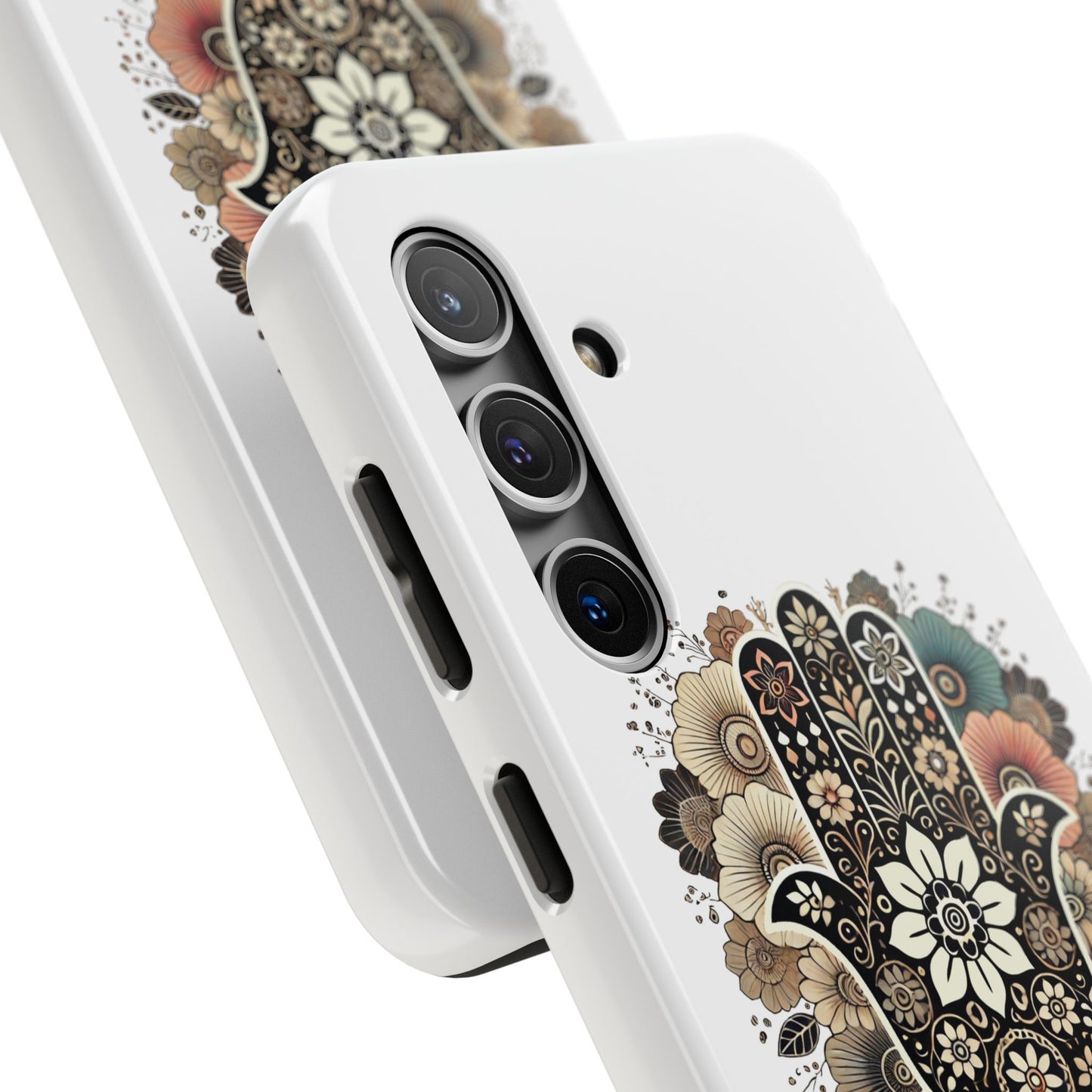 "Boho Blossom Hamsa Phone Case"