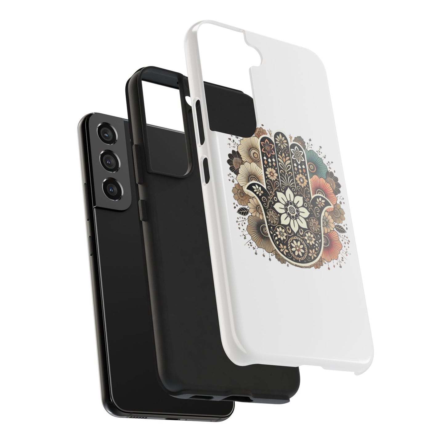 "Boho Blossom Hamsa Phone Case"