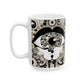 "Caffeine, Kisses & Curses Blocked" Ceramic Mug - 11oz & 15oz