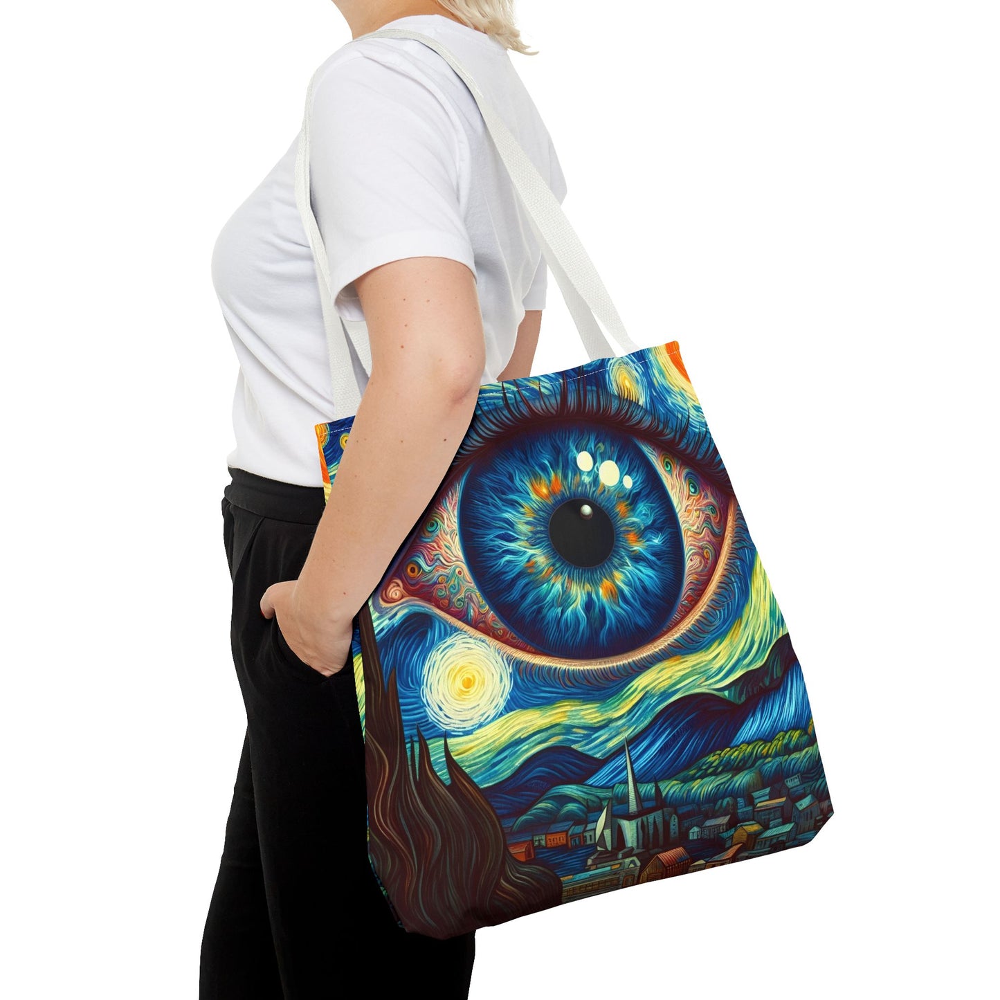 "Because Van Gogh Didn’t Have Enough Eyeballs in His Work" -Canvas Tote