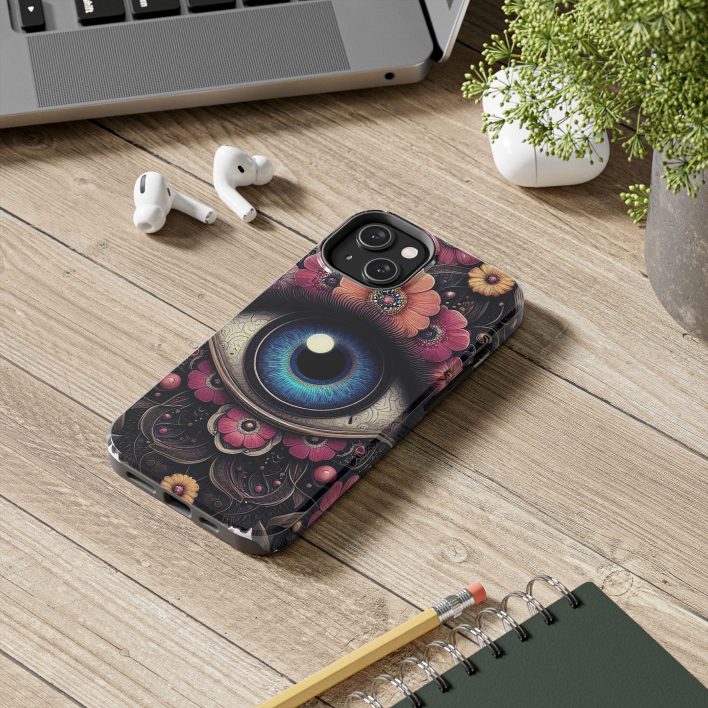 "Enchanting Eye Phone Case – Shield Your iPhone 15 in Style"