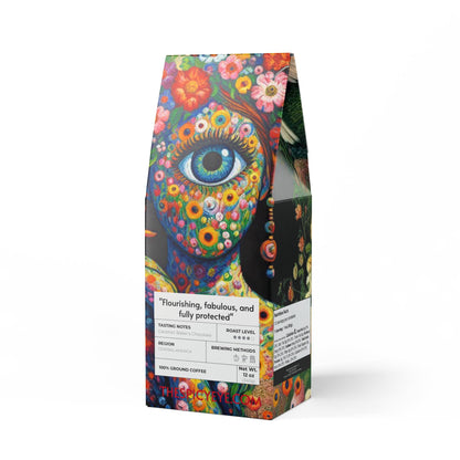 "Flourishing, fabulous, and fully protected" "Medium-dark roast Specialty Grade Craft Coffee"