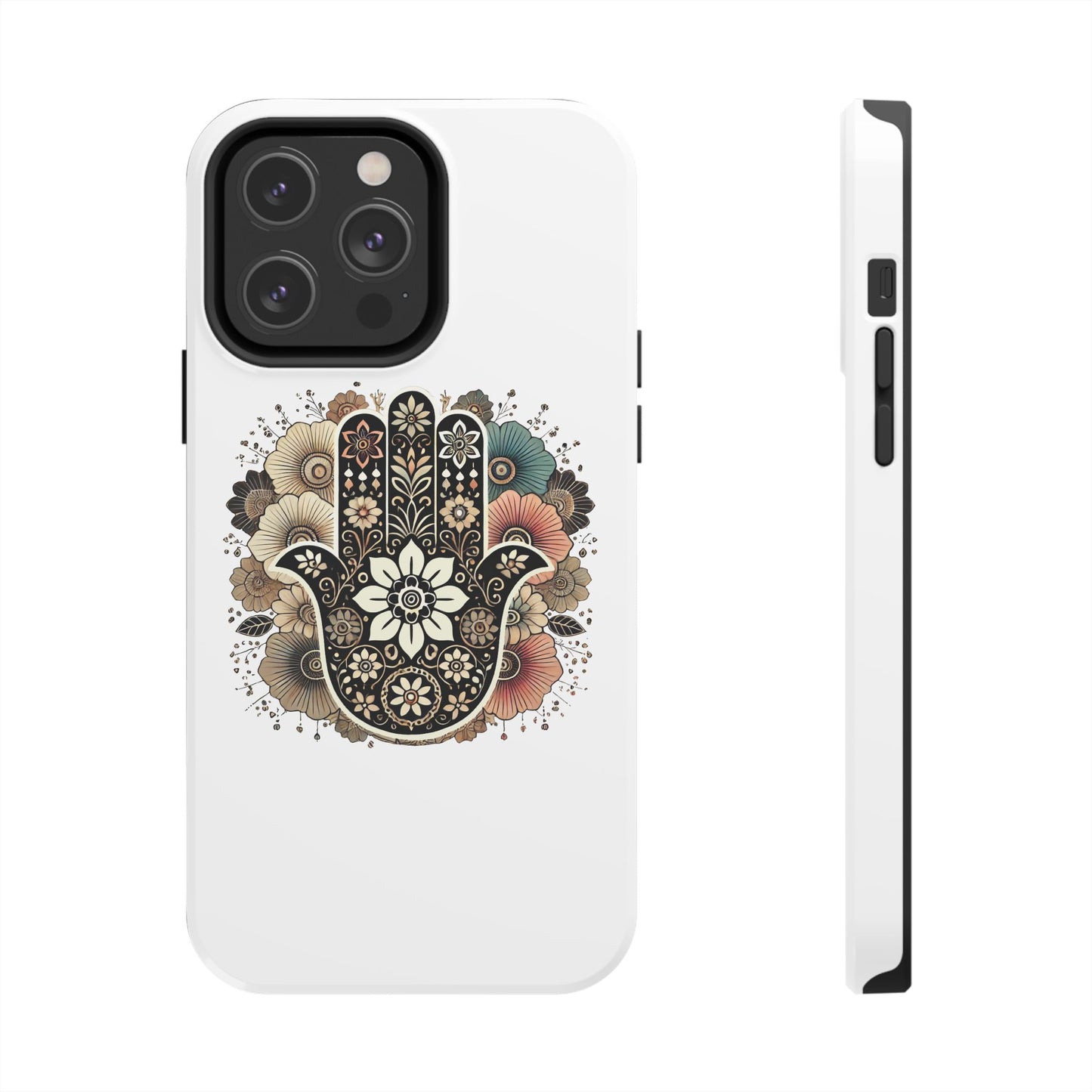 "Boho Blossom Hamsa Phone Case"