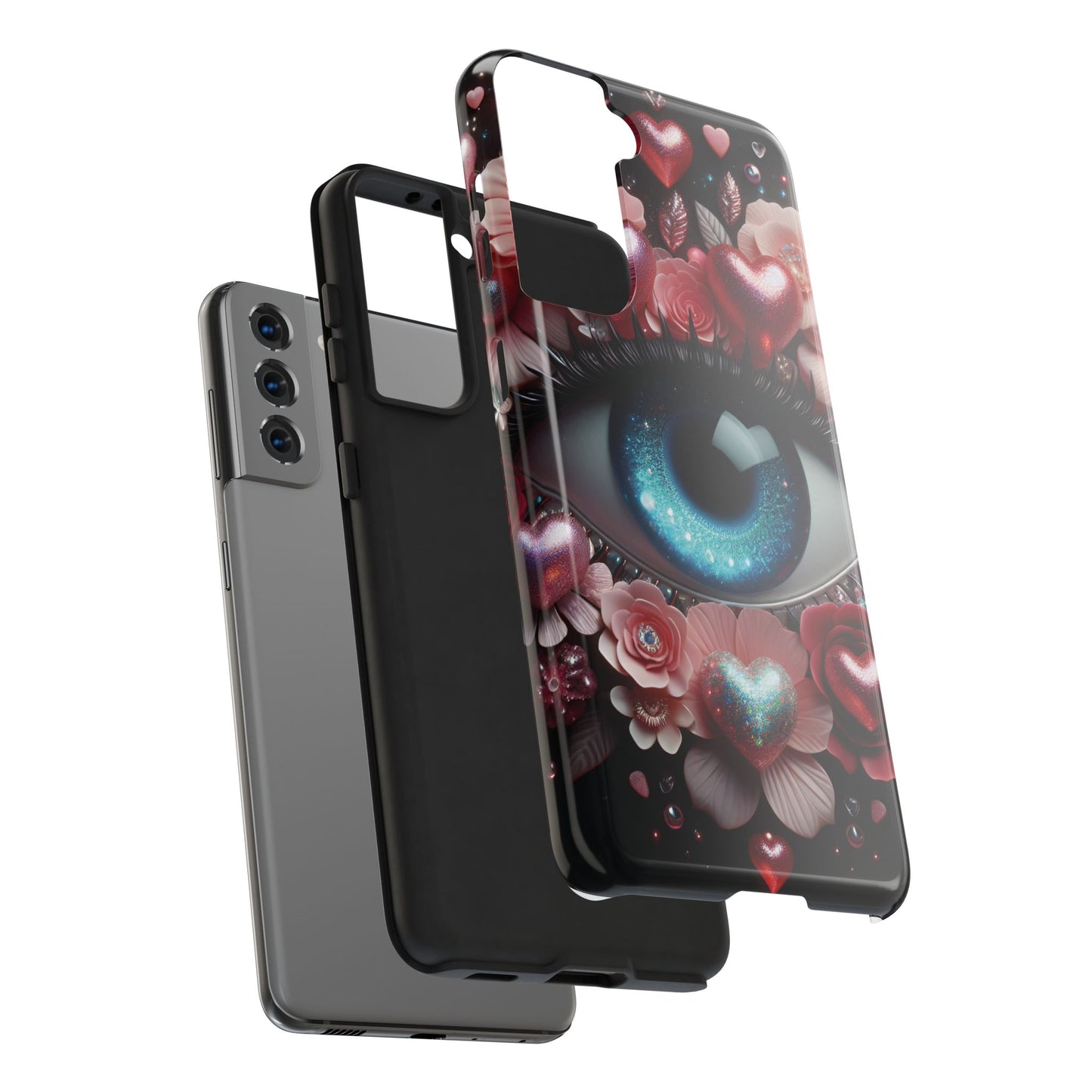 "Celestial Heart Guardian Phone Case"