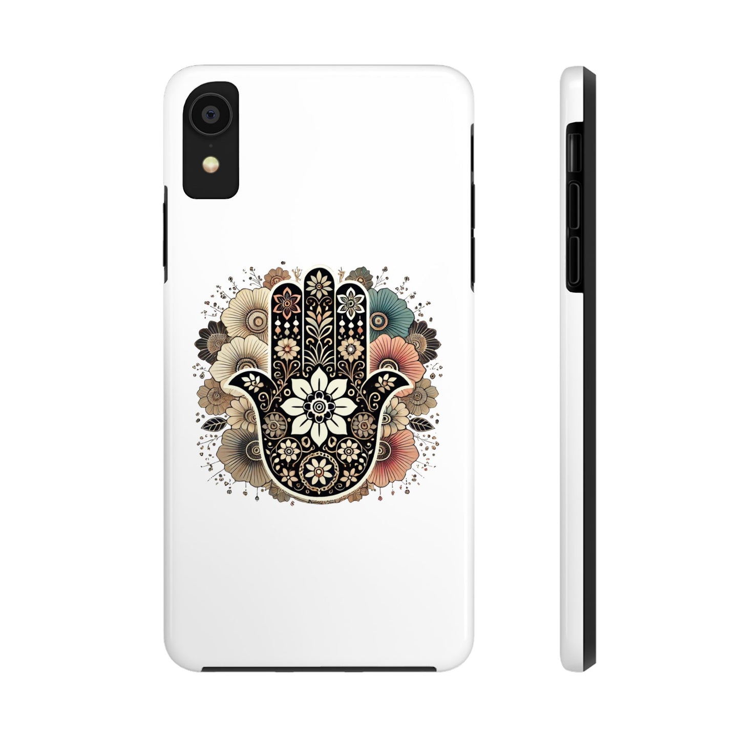 "Boho Blossom Hamsa Phone Case"