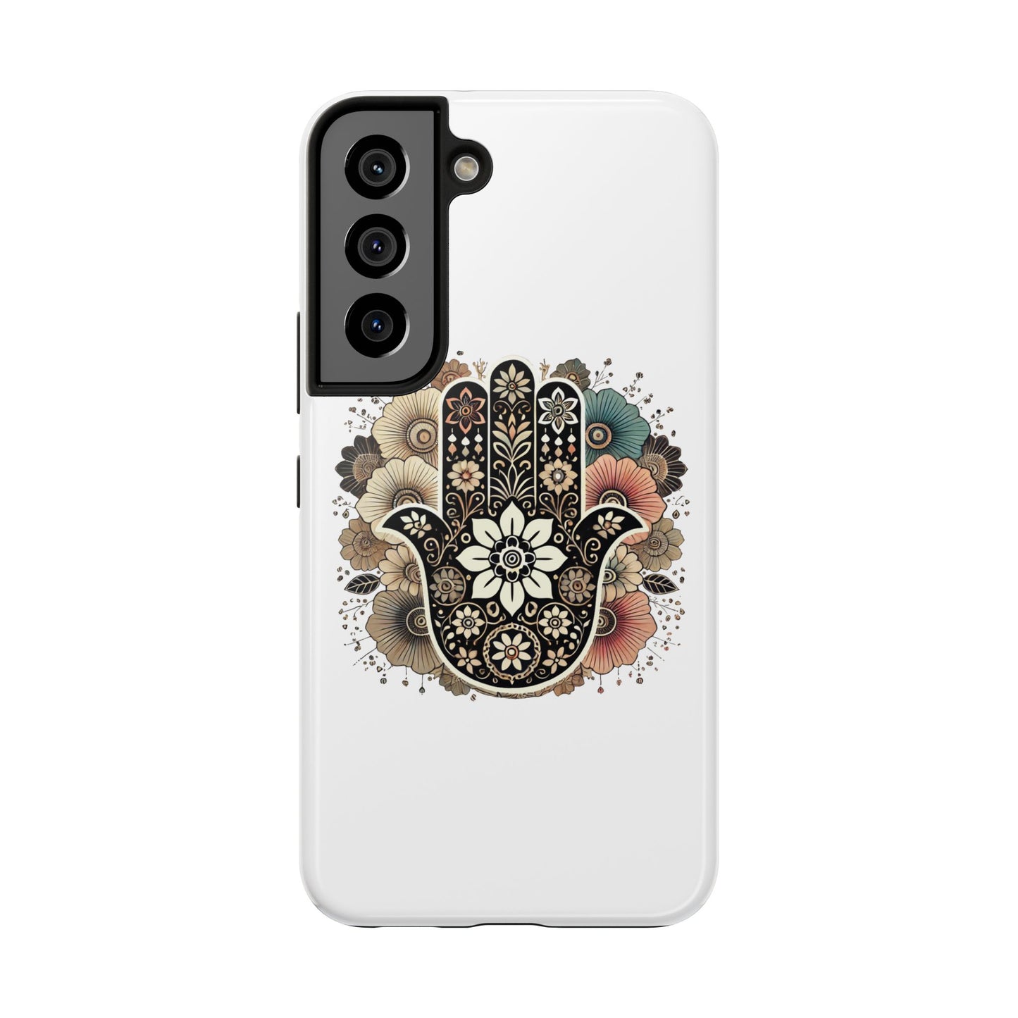 "Boho Blossom Hamsa Phone Case"