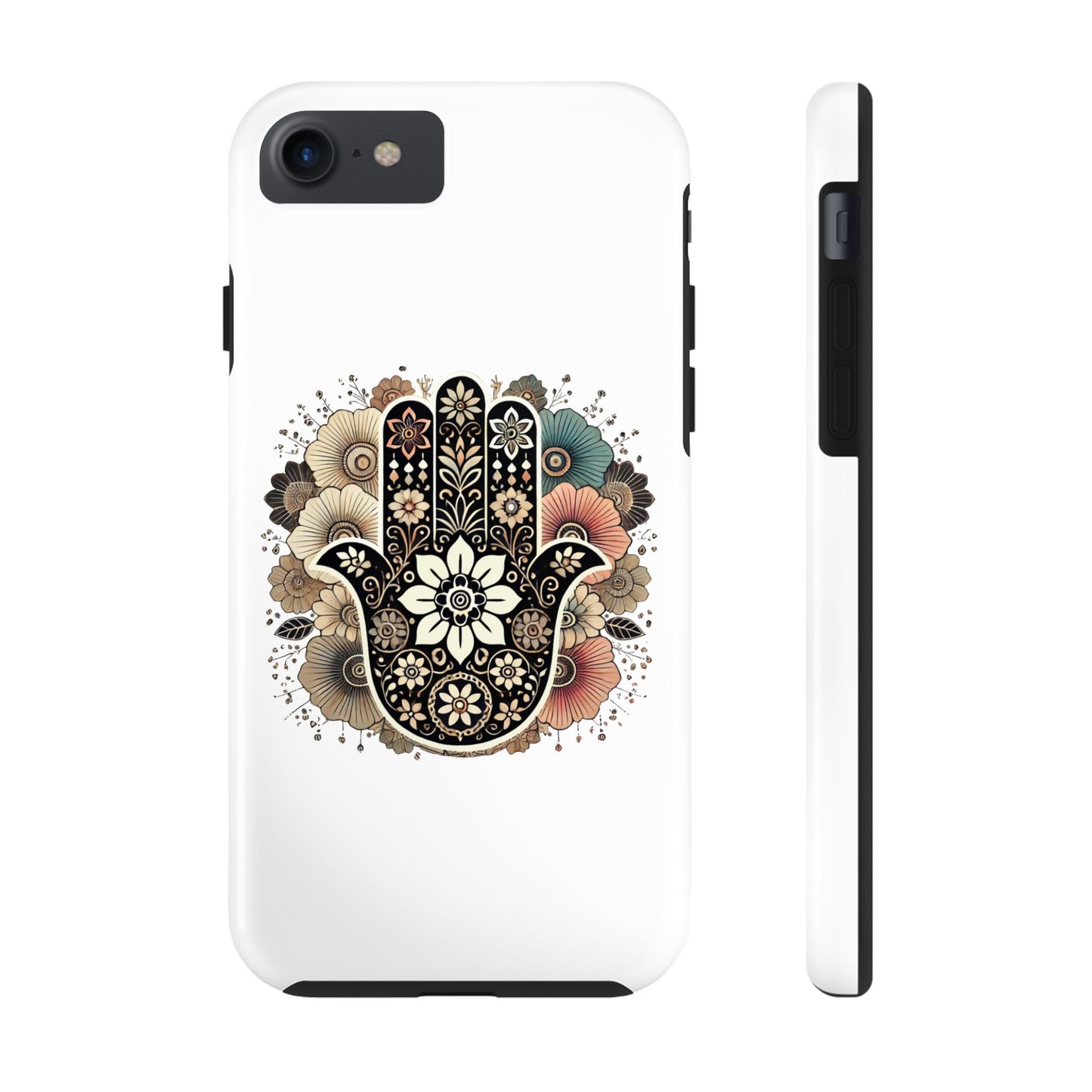 "Boho Blossom Hamsa Phone Case"