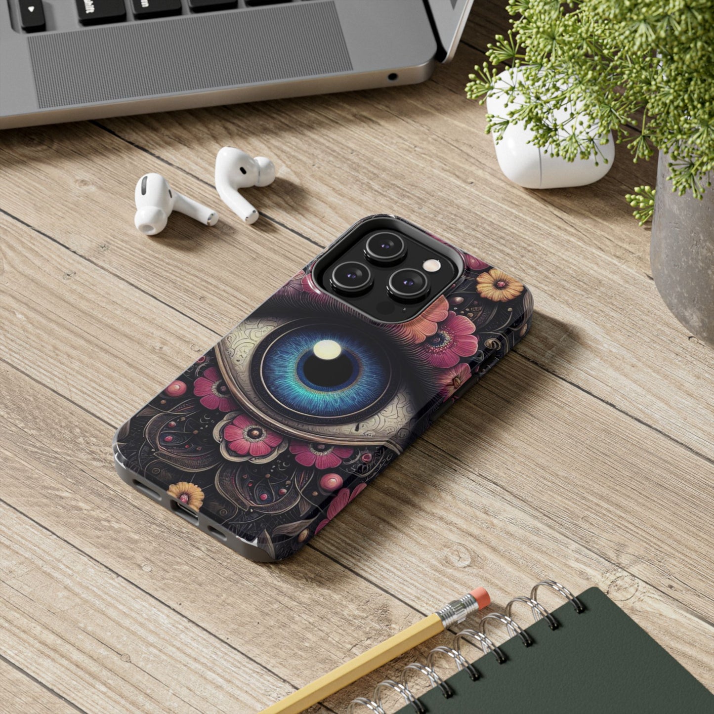 "Enchanting Eye Phone Case – Shield Your iPhone 15 in Style"