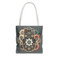 "Boho Blossom Hamsa Tote"