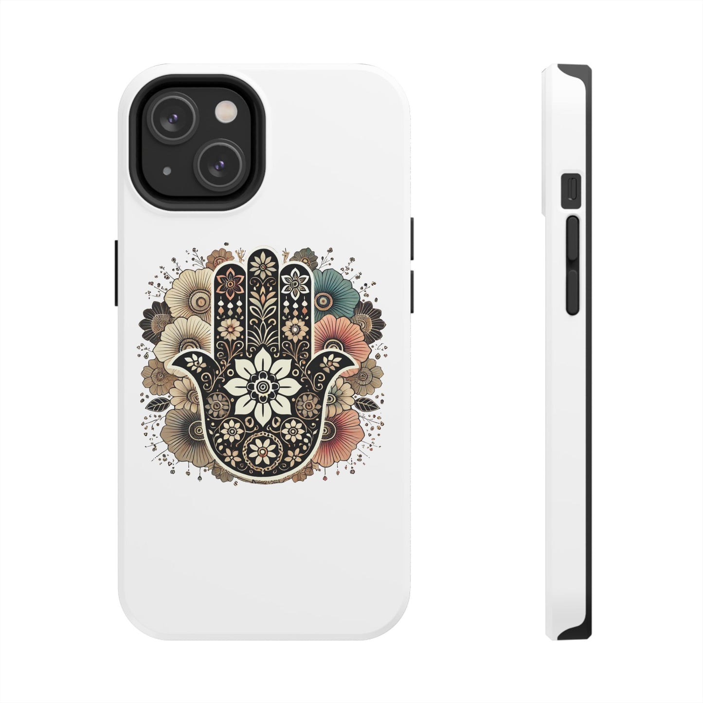 "Boho Blossom Hamsa Phone Case"