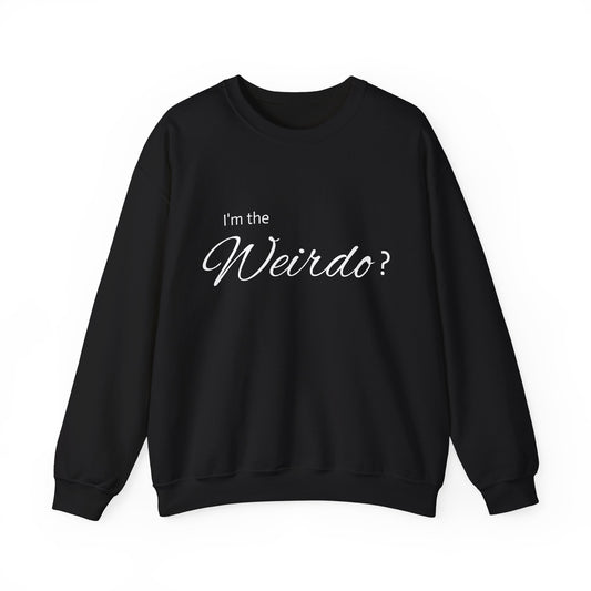 "Certified WERIDO™ – Because Normal is Overrated" Unisex Heavy Blend™ Crewneck Sweatshirt