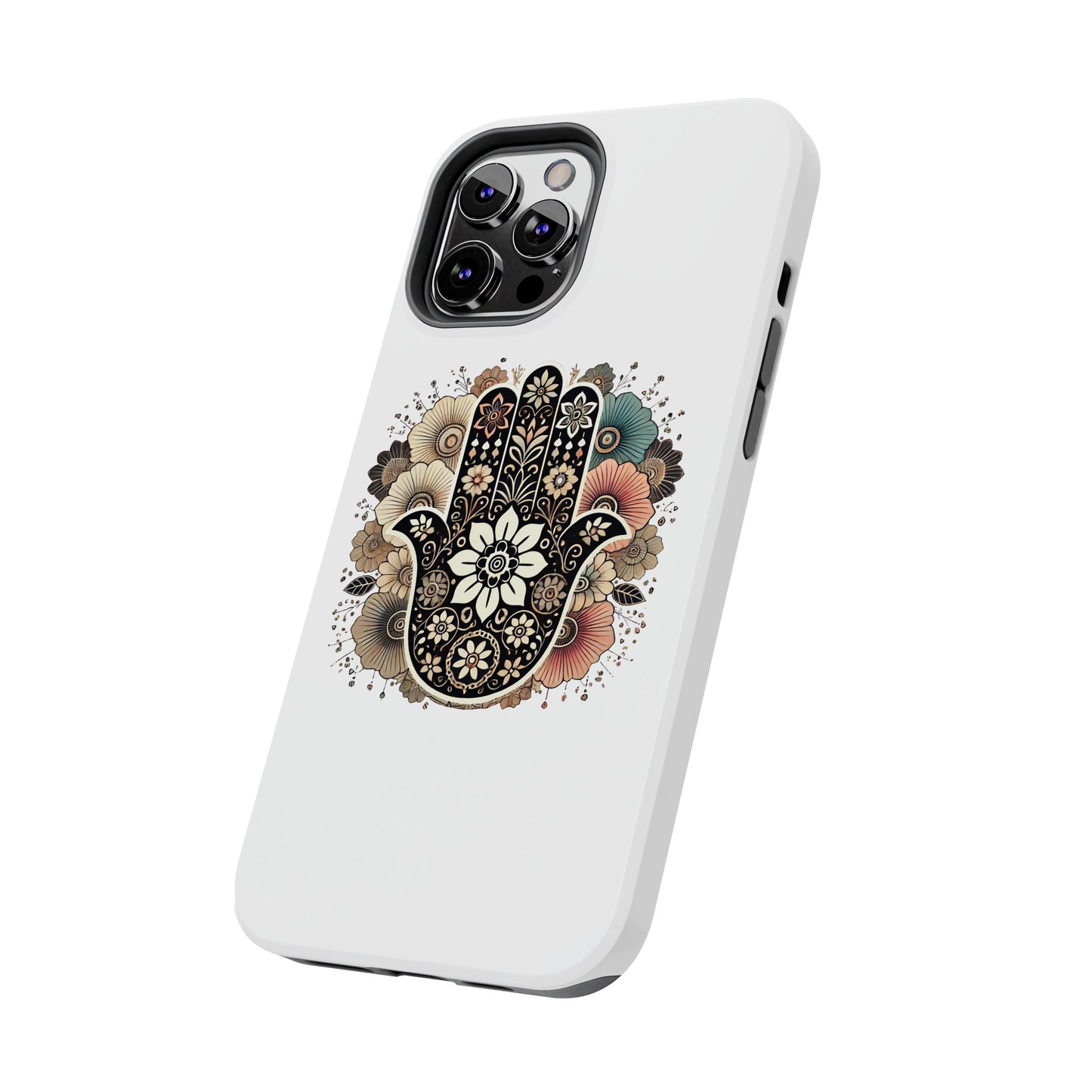 "Boho Blossom Hamsa Phone Case"