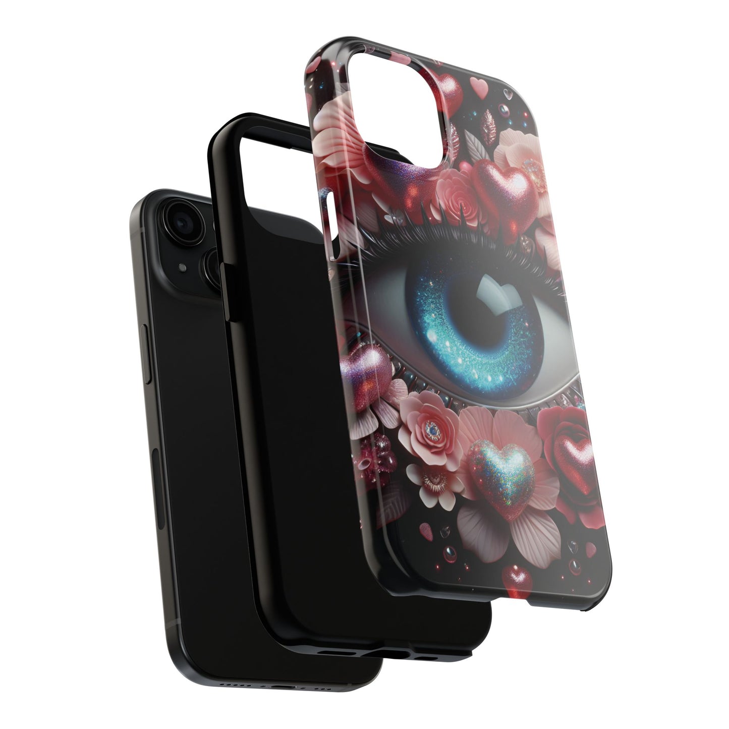 "Celestial Heart Guardian Phone Case"