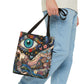 Let Your Bag Do the Work – Floral Evil Eye Fashion Canvas Tote