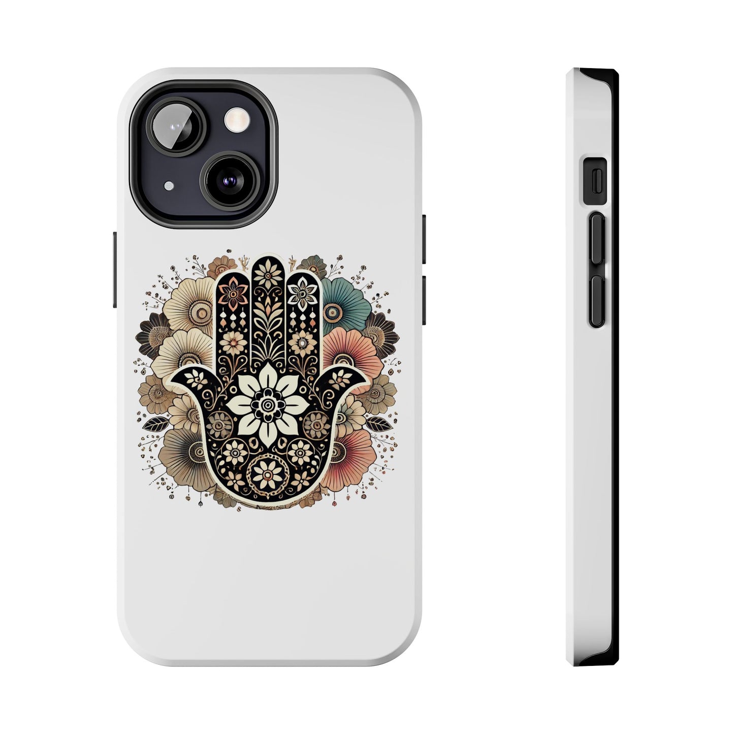 "Boho Blossom Hamsa Phone Case"