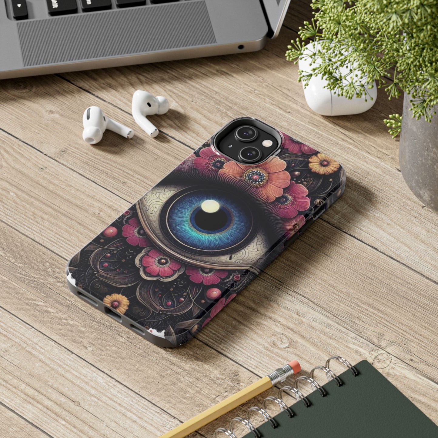 "Enchanting Eye Phone Case – Shield Your iPhone 15 in Style"