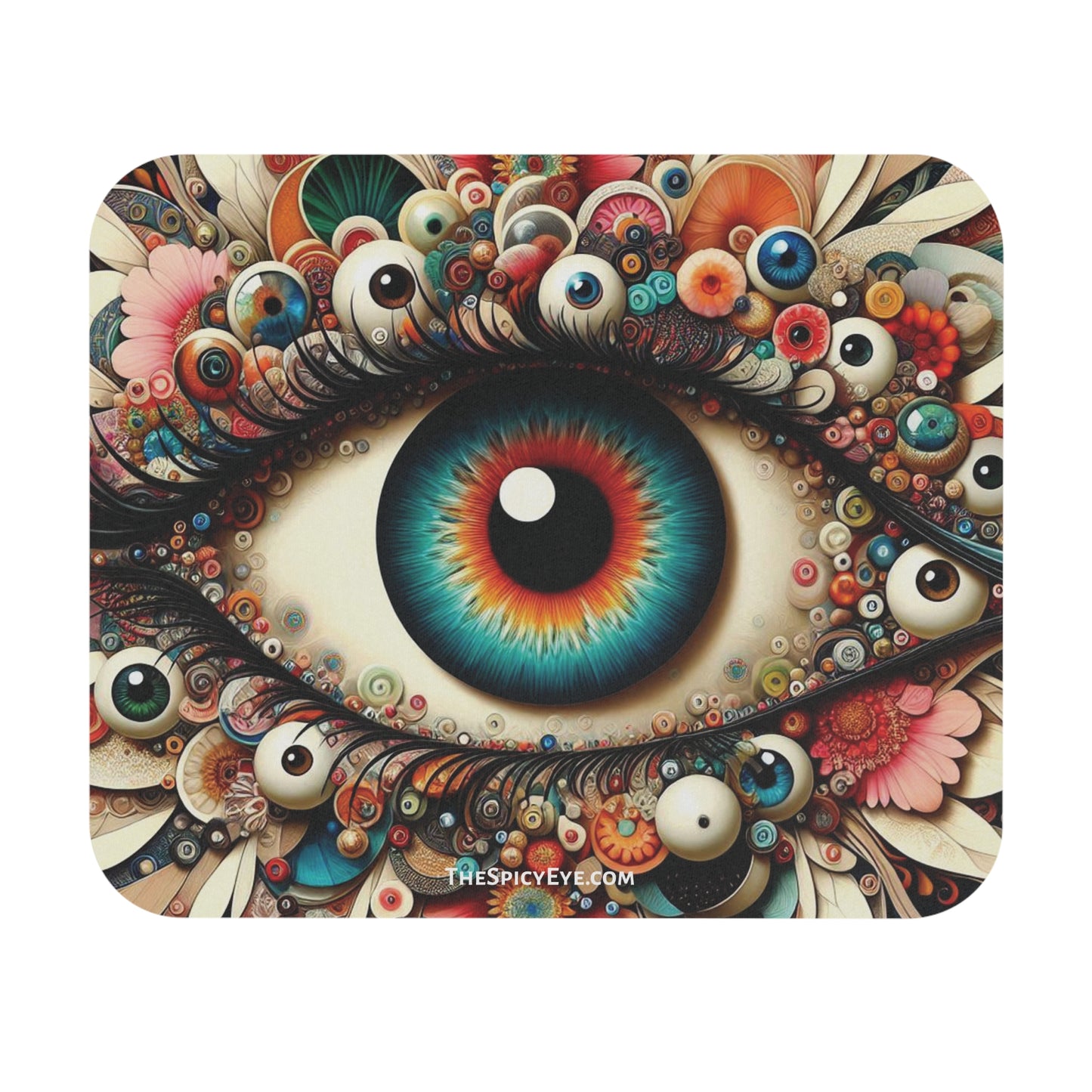 "Evil Eye Protection, But Make It Aesthetic" - Mouse Pad