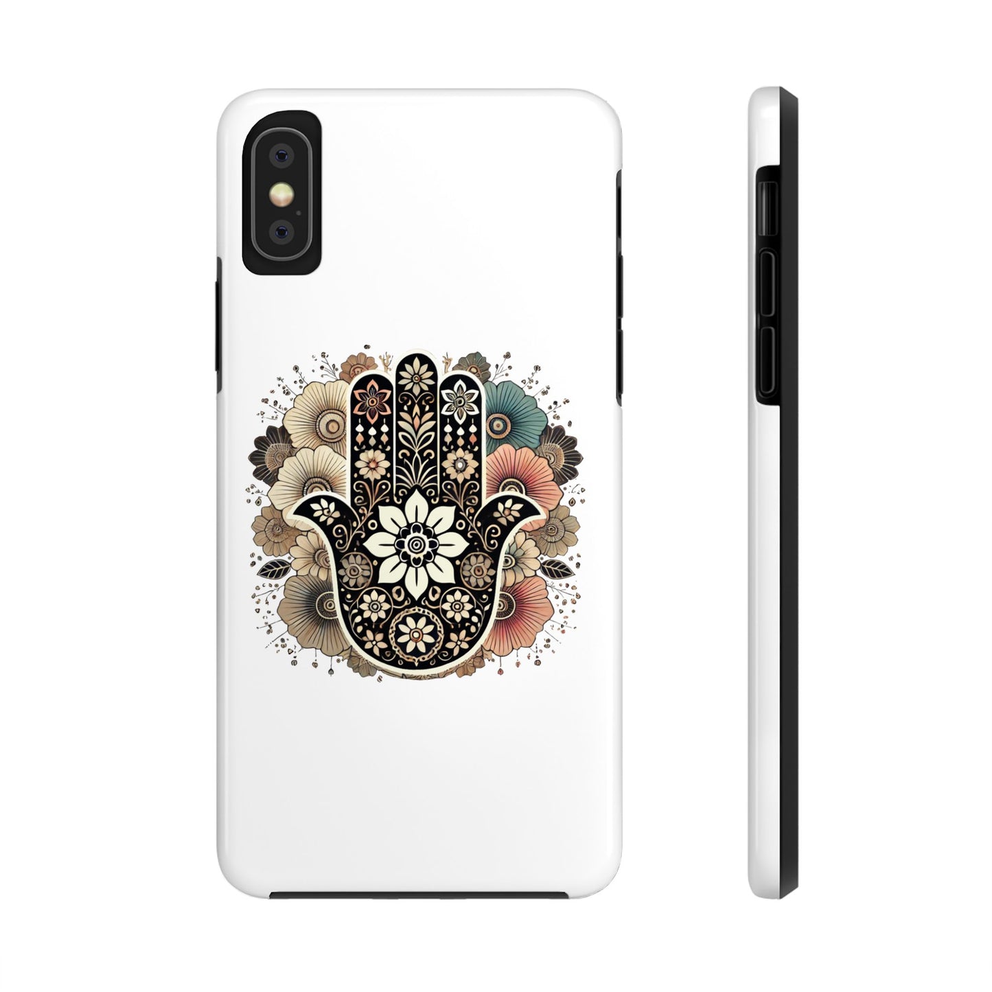 "Boho Blossom Hamsa Phone Case"