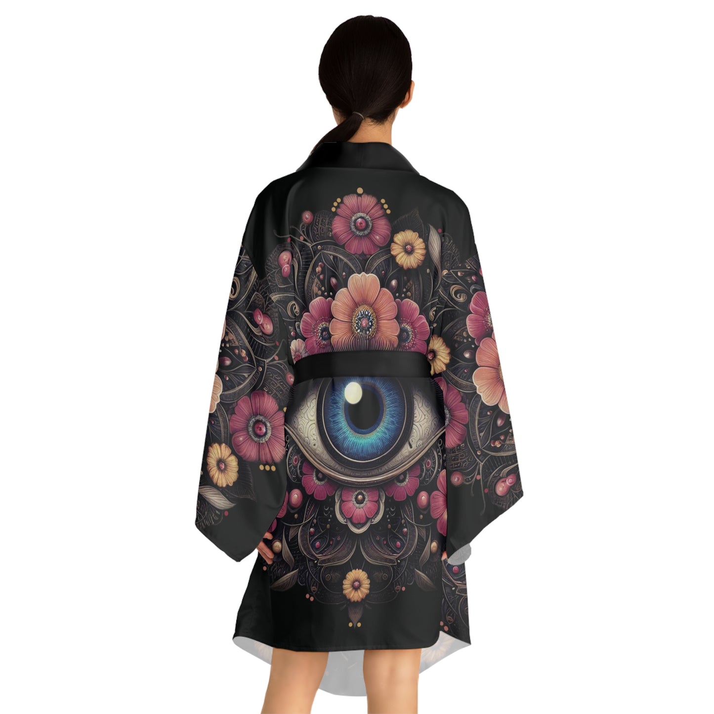 "The No-Negativity Wrap" – Cozy up, bad vibes out!-Kimono Robe